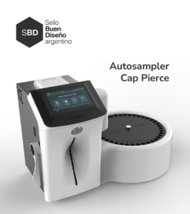 Autosampler Cap Pierce - Premiado Sello Buen Diseño argentino